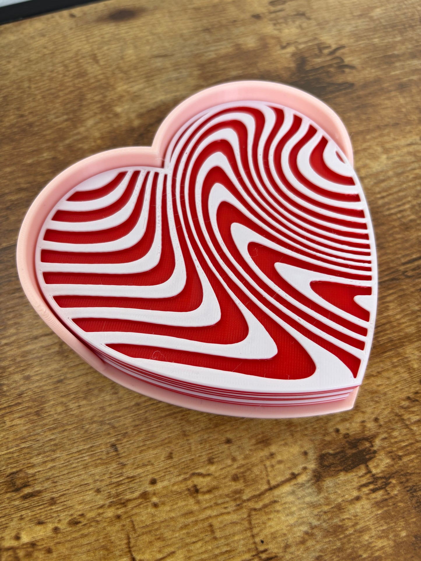 Hypnotic Heart Coasters