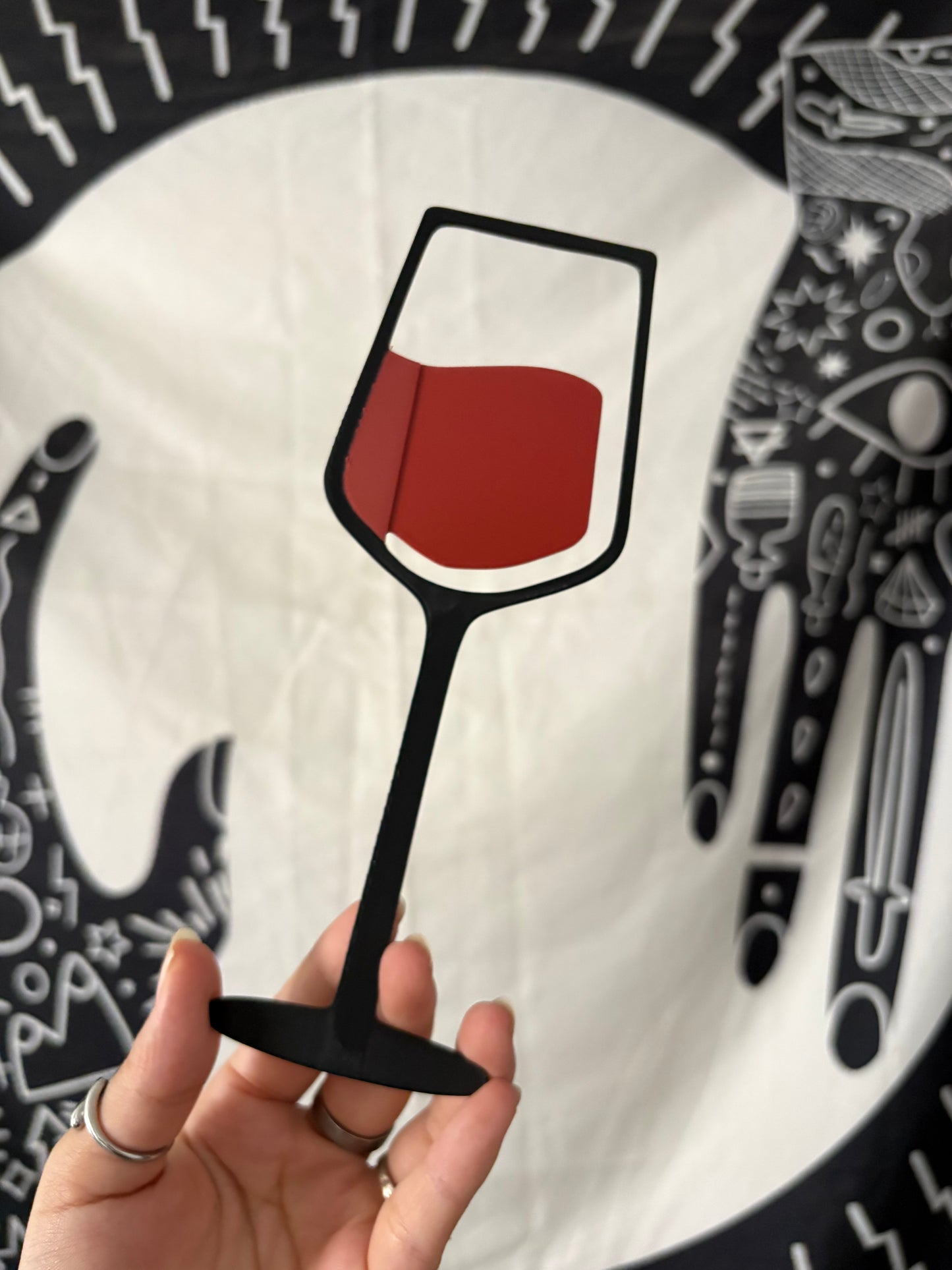 Wine Glass Bookmark