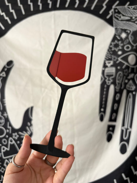 Wine Glass Bookmark