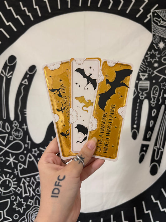 Fourth Wing Fantasy Bookmark