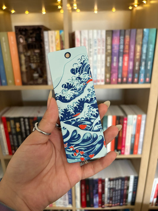 The big Japanese wave n.1 bookmark