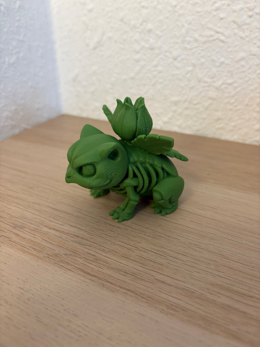 Ivysaur Skeleton Figure