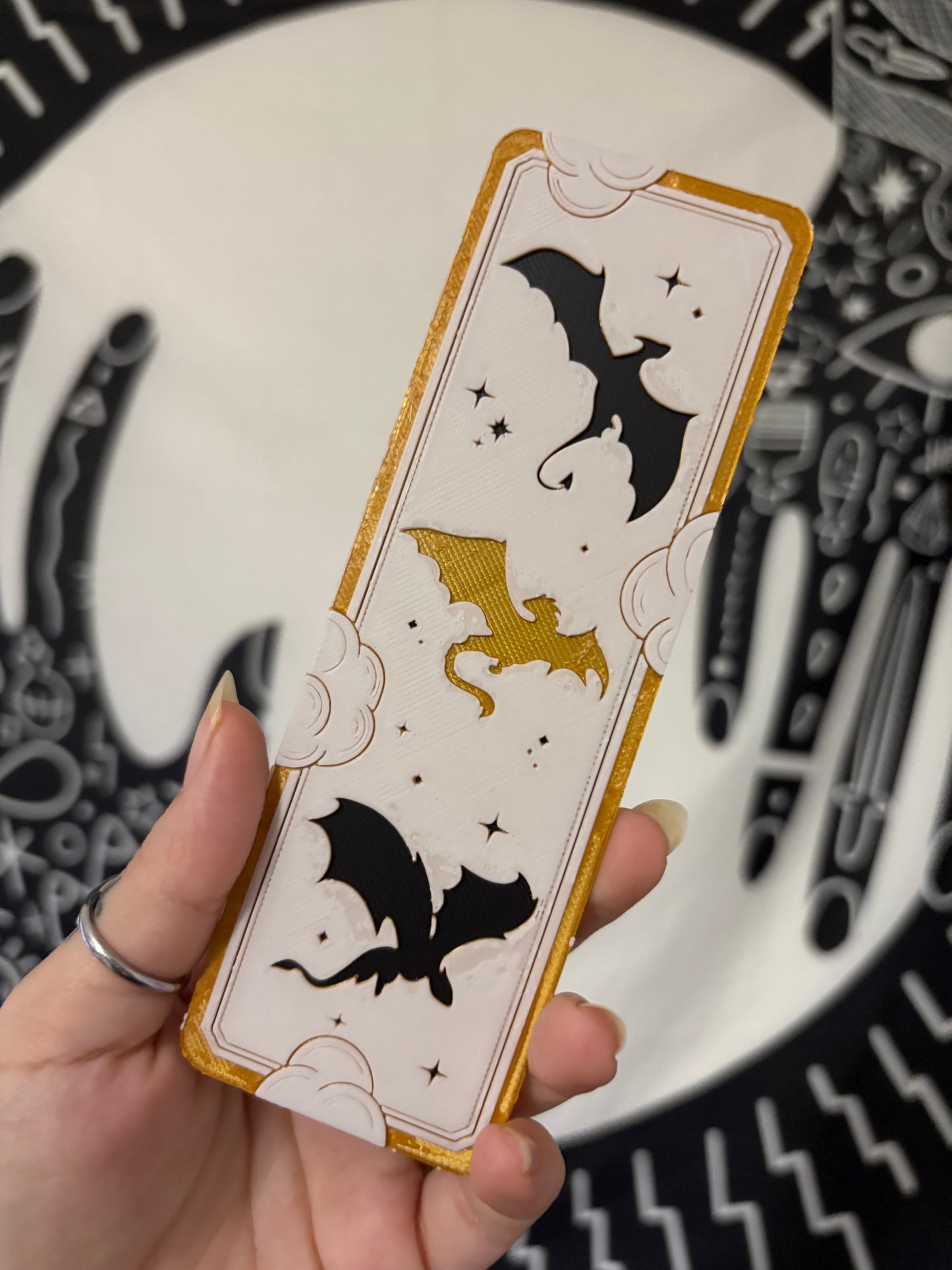 Fourth Wing Fantasy Bookmark