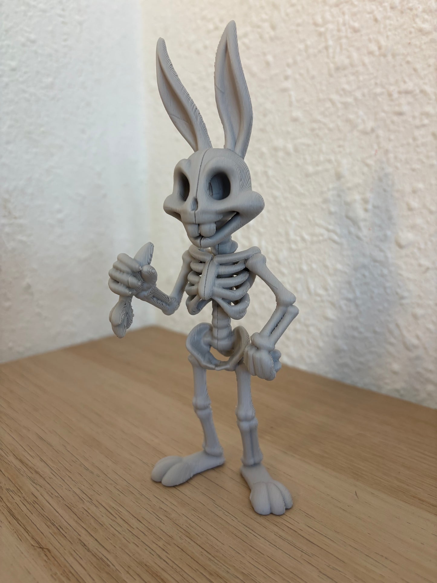 Bugs Bunny Skeleton Figure