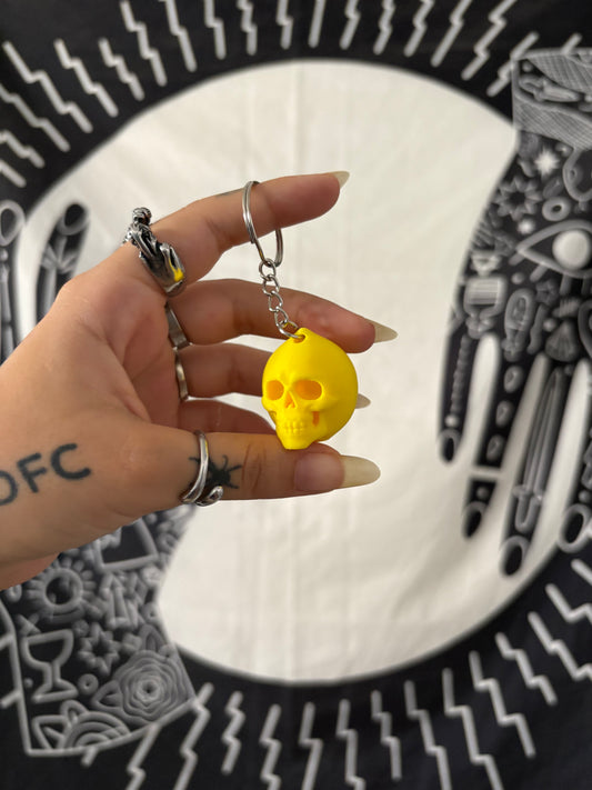 Lemon brain keychain