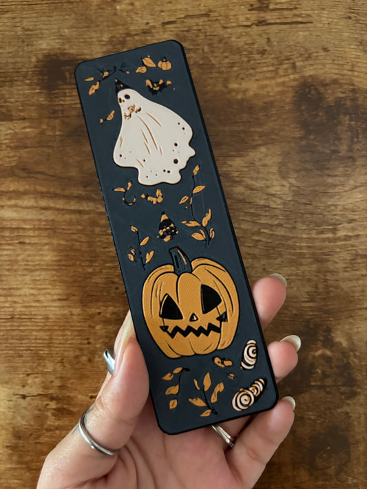 Pumpkin Ghost bookmark