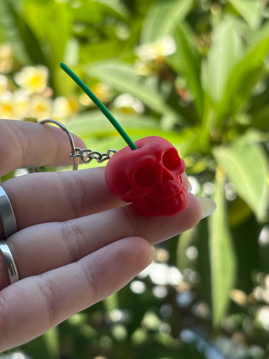 Cherry brain keychain