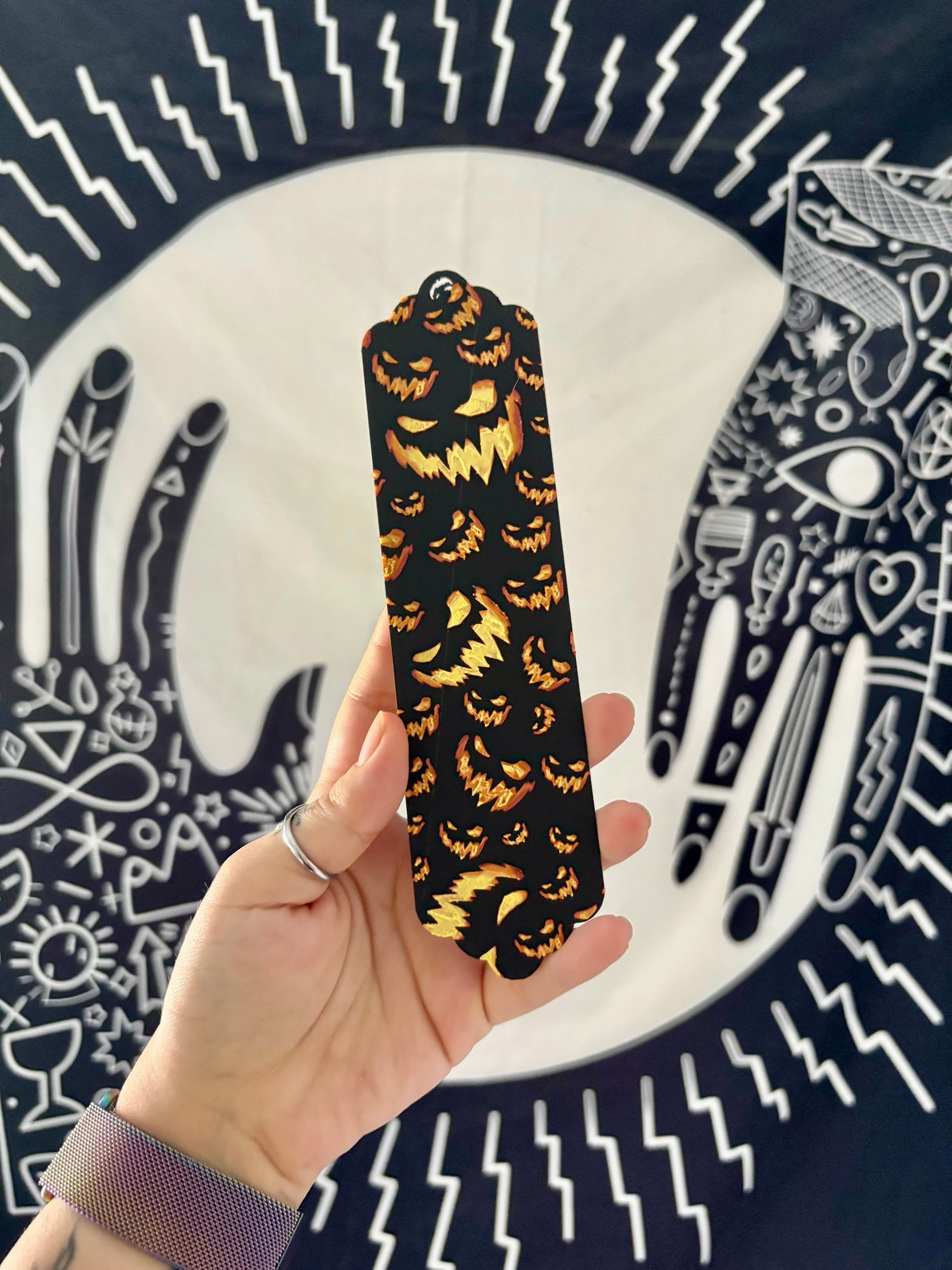 Pumpkin Grin Bookmark