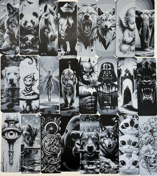 Random Black & White bookmark