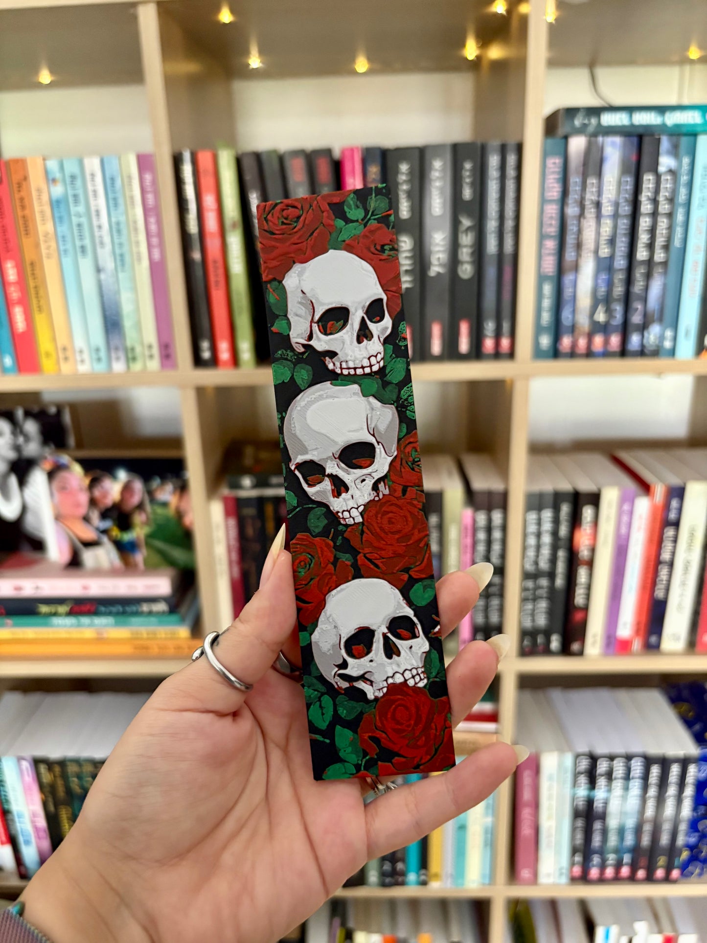 Rose Skull n.3 Bookmark
