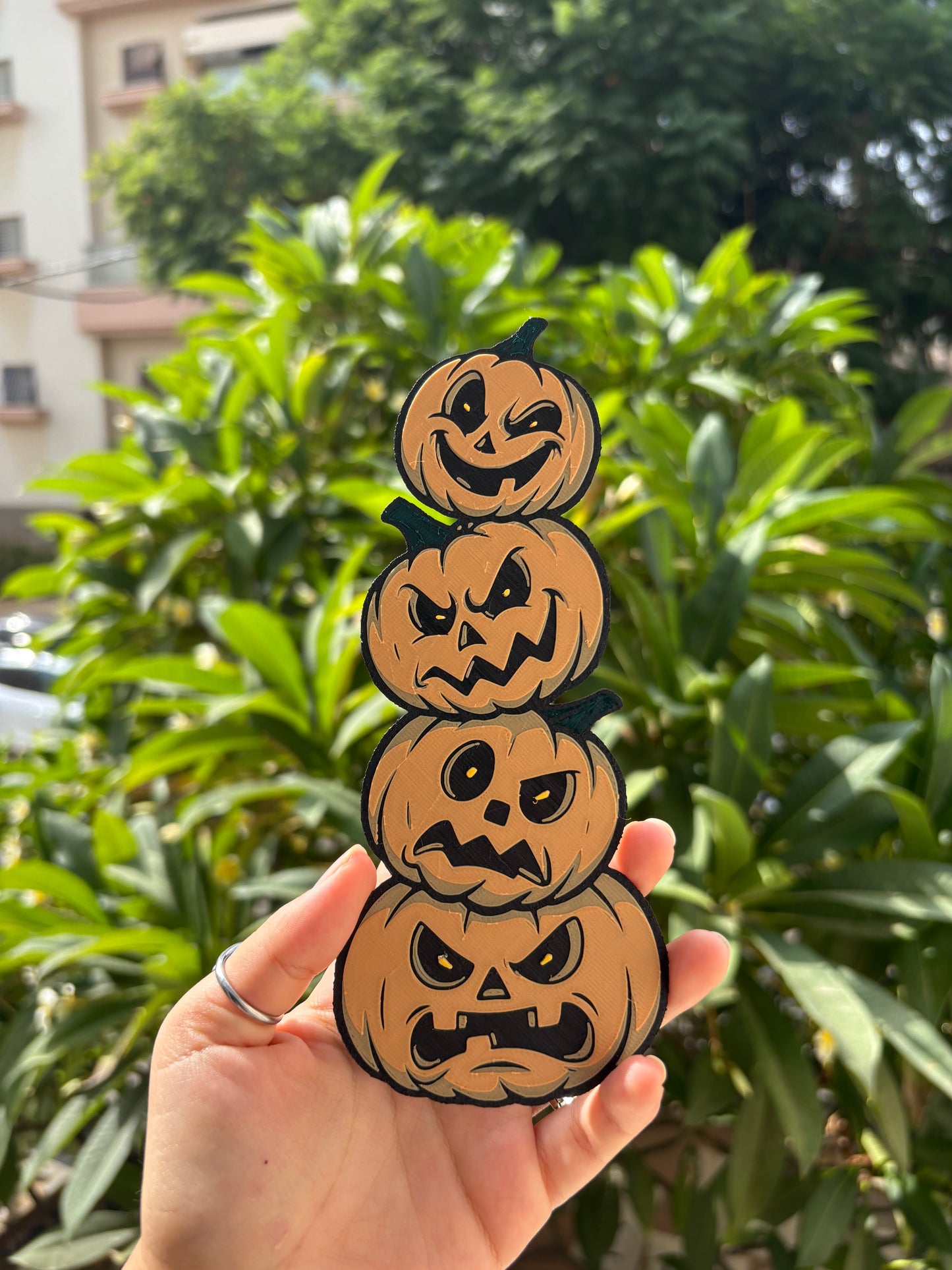 Pumpkin Stack Bookmark
