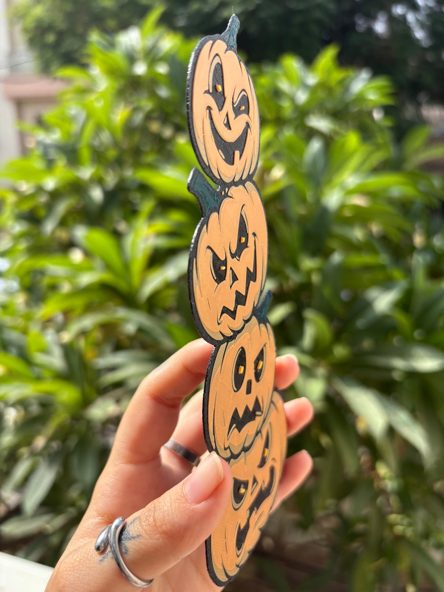 Pumpkin Stack Bookmark